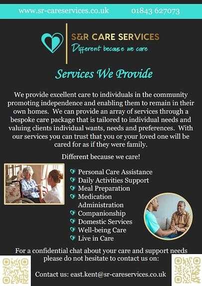 S&R Care Services LTD cover