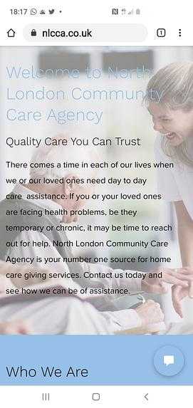 North London Community Care Agency Ltd cover