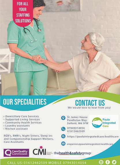 Paula Integrated Care Limited cover