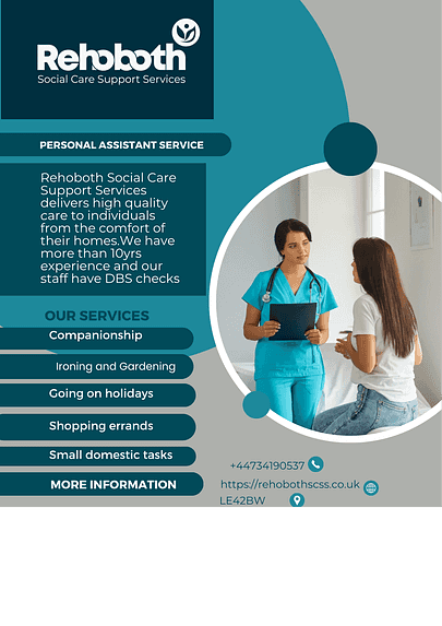 Rehoboth Social Care Support Services Ltd cover