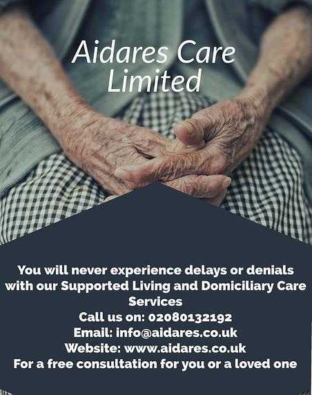 Aidares Care Limited cover