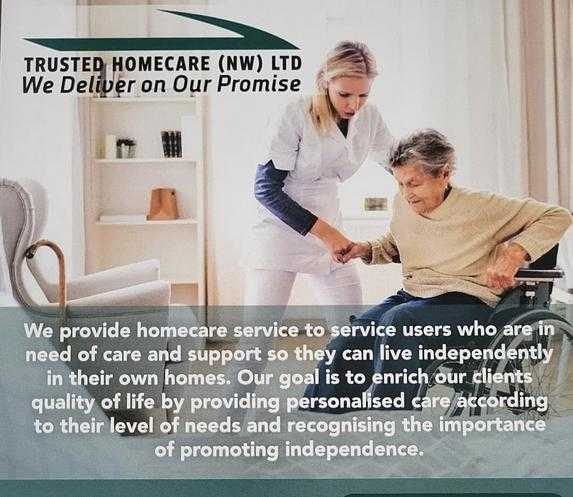 Trusted Homecare (NW) Limited cover
