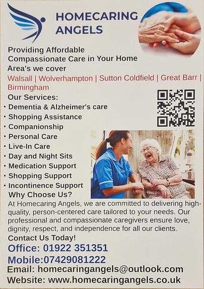 Homecare With Caring Angels Ltd cover