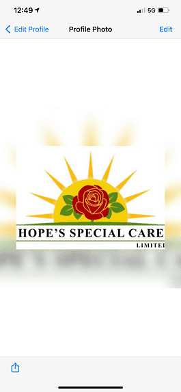 Hope's Special Care Limited cover