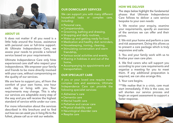 Ultimate Independence Care Ltd cover