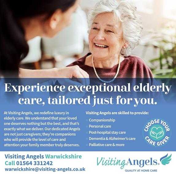 Visiting Angels Warwickshire cover