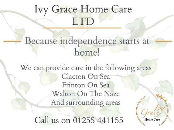 Ivy Grace Home Care LTD - Thorpe-Le-Soken Branch cover