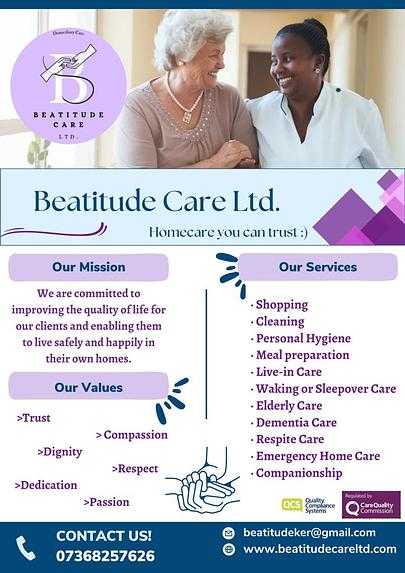 Beatitude Care Ltd cover