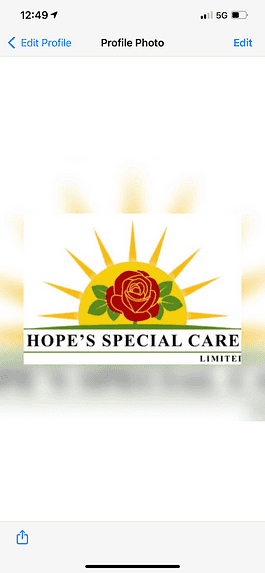 Hope's Special Care Limited cover